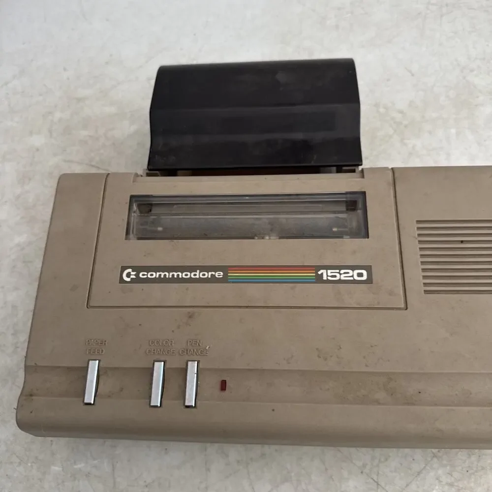 COMMODORE 1520 Printer No Power Cord In Good Shape